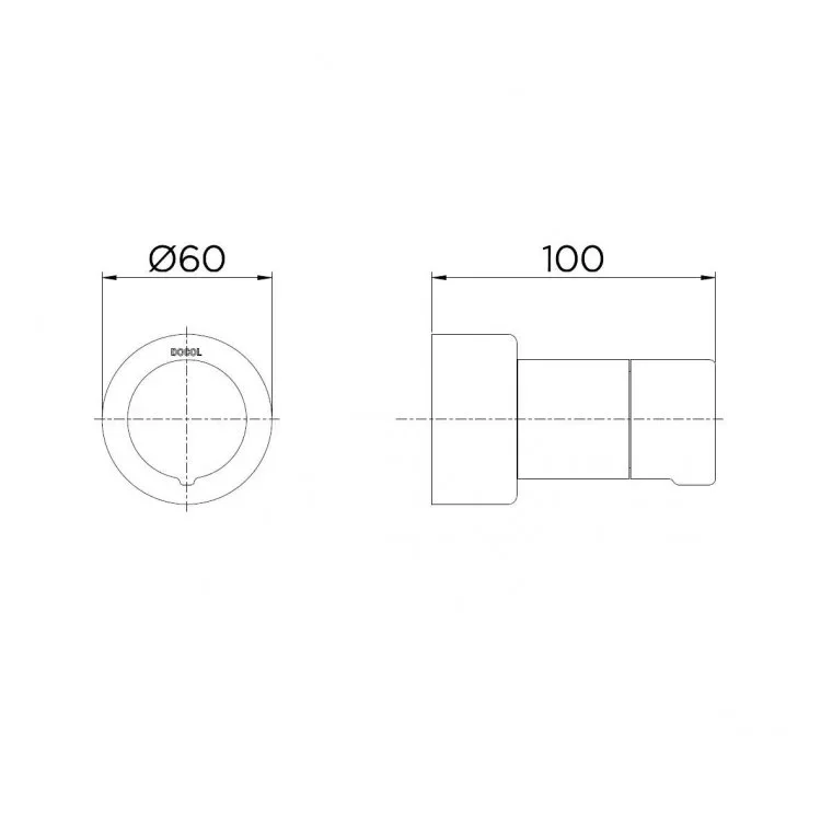 Acabamento para Registro Deca e Similares de 1/2", 3/4" e 1" Blend Flex Docol - 2