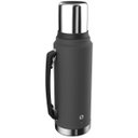 Ver imagem 1 de Garrafa Térmica Chimarrão Café Tererê Parede Dupla de Inox com Alça 1 Litro Everest Soprano Cinza