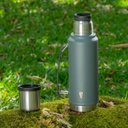 Ver imagem 5 de Garrafa Térmica Chimarrão Café Tererê Parede Dupla de Inox com Alça 1 Litro Everest Soprano Cinza