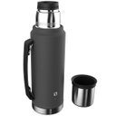 Ver imagem 6 de Garrafa Térmica Chimarrão Café Tererê Parede Dupla de Inox com Alça 1 Litro Everest Soprano Cinza