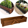 Jardineira de Plantas Decoração Madeira Pinus Marrom G -15x17x75 - 1