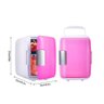 Mini Geladeira Frigobar 2 em 1 12v 4l Rosa Trivolt - 2