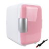 Mini Geladeira Frigobar 2 em 1 12v 4l Rosa Trivolt - 1