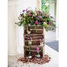 Caixa Caixote de Decoração Madeira Pinus Marrom G - 45x30x27 - 7