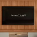 Ver imagem 5 de Rack Painel Sala Tv até 75" Estante Led com 1 Módulo Canela