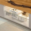 Ver mais imagens de Rack Painel Sala Tv até 75" Estante Led com 1 Módulo Canela