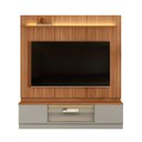 Ver imagem 4 de Rack Painel Sala Tv até 75" Estante Led com 1 Módulo Canela