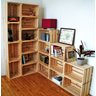 Caixa caixote Decoração de Madeira Pinus M 38x24x21 - 4