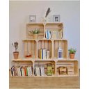 Ver imagem 6 de Caixa Caixote Decoração de Madeira Pinus G - 45x30x27