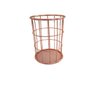 Porta Talheres Aramado Redondo Rosé 12x9cm - 1
