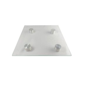 Boleira Petisqueira Vidro Retangular 32x22cm
