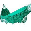 Ver imagem 1 de Rede de Descanso Dormir Verde Bandeira Reforçada Casal 100% Algodão