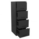 Ver imagem 2 de Arquivo de Aço 4 Gavetas Preto - Ultra Móveis