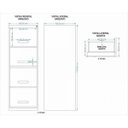 Ver imagem 3 de Arquivo de Aço 4 Gavetas Preto - Ultra Móveis