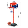 Basquete Infantil Pedestal Ajustavel 170cm Zippy Toys Basketball 2 Em 1 Com Bola - 6
