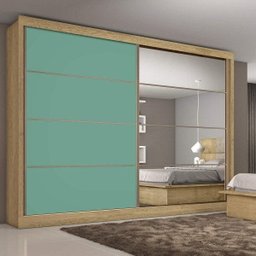 Guarda-Roupa Casal com Espelho 2 Portas 6 Gavetas Sevilha 7773 Made Marcs Flex Color - 2 Guarda-Roupa Casal com Espelho 2 Portas 6 Gavetas Sevilha 7773 Made Marcs Flex Color - 2