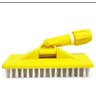 Suporte Lt Escova Macia Limpeza de Piscinas, Azulejos e Banheiro Bralimpia - Amarela - 2