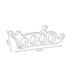 Cruzeta para Taco de Bilhar: Fancho 3d com Suporte Robusto -preto - 2