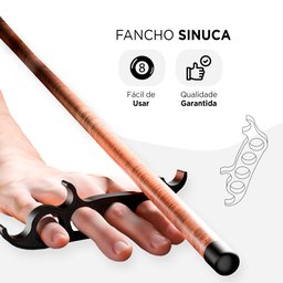 Cruzeta para Taco de Bilhar: Fancho 3d com Suporte Robusto -preto - 3