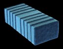 Ver imagem 1 de Esponja Teflon Antiaderente SuperPro Bettanin Azul 10 Unidades