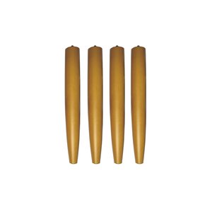 Kit com 4 Pés Palito Castanho 30cm - Garcia Decor