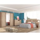Ver imagem 1 de Quarto de Casal Completo com Guarda-Roupa 3 Portas, Cômoda e Cabeceira Espresso Móveis