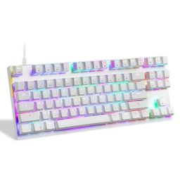Teclado Mecânico Motospeed CK82, RGB, Switch Red, Cor Branco - 3