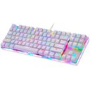 Ver imagem 4 de Teclado Mecânico Motospeed K87S, RGB,Switch Blue, US, Branco