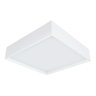 Luminária Plafon Sobrepor Branco para Sala Cozinha 25x25cm 2xe27 - 1