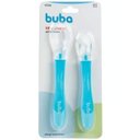 Ver imagem 5 de Kit Colheres de Silicone 2 Peças Talheres para Introdução Alimentar Bebê Buba