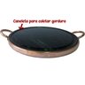Chapa de pedra sabão 23 centímetros de diâmetro ideal para assar carnes - 5