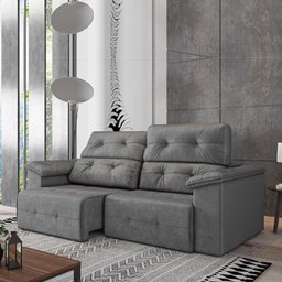 Sofá Retrátil Reclinável 1,95m Cama 3 Lugares Marrocos - 8 Sofá Retrátil Reclinável 1,95m Cama 3 Lugares Marrocos - 8