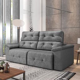 Sofá Retrátil Reclinável 1,95m Cama 3 Lugares Marrocos - 10 Sofá Retrátil Reclinável 1,95m Cama 3 Lugares Marrocos - 10