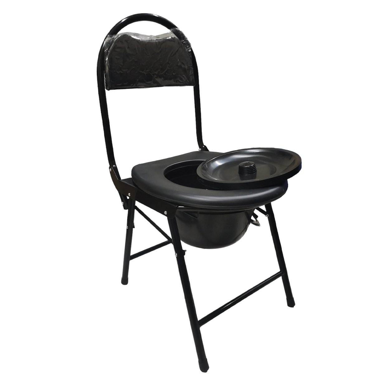 Cadeira Banho Banheiro Aço Inox Vaso Sanitario Dobravel Idoso Deficiente Cadeirante Multiuso Suporte - 10
