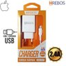 Carregador Lightning 2.4A Hs-157 Hrebos - 1