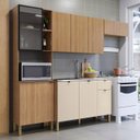 Ver imagem 2 de Cozinha Compacta Balcão com Pia 120cm Laura Plus Freijó/soft Z06 - Mpozenato