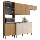Ver imagem 1 de Cozinha Compacta Balcão com Pia 120cm Laura Plus Freijó/soft Z06 - Mpozenato