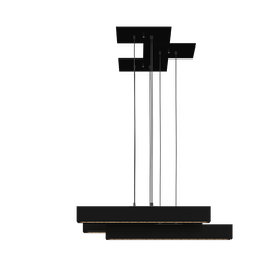 Pendente Retangular Yeats Slim Preto A1 - 2