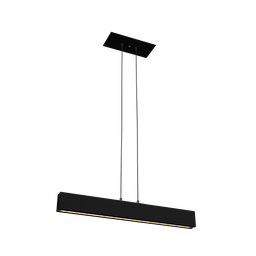 Pendente Retangular Yeats Slim Preto A1 - 4