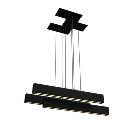 Pendente Retangular Yeats Slim Preto A1 - 3