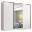 Ver imagem 2 de Guarda Roupa Infantil Madesa Logan 100% Mdf 3 Portas de Correr com Espelho
