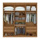 Ver imagem 2 de Guarda-roupa Lopas Alonzo 6 Portas 4 Gavetas