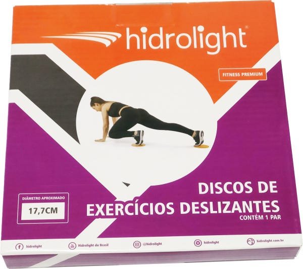 DISCOS DE EXERCICIOS DESLIZANTES HIDROLIGHT - 5