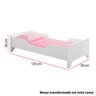 Berço Mini Cama 3 em 1 Sloan Branco Acetinado Atóxico - Móveis Estrela - 5