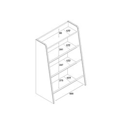 Estante Infantil Porta Brinquedos Teco - Branco - 5