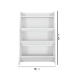 Estante Infantil Porta Brinquedos Teco - Branco - 4