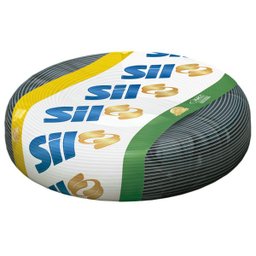 Cabo Flexível 2,5mm² PRETO 750V rolo 50 metros - SIL - 1