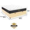 Cama Box Baú + Colchão Black Star Casal 138x188 King Star - 4