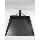 Ver mais imagens de Pá para lixo Aço Pintado Preto 24cm Cabo Reto 90cm