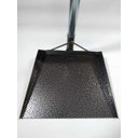 Ver imagem 1 de Pá para lixo Aço Pintado Preto 24cm Cabo Reto 90cm